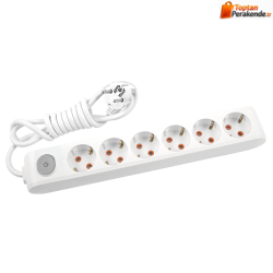 Viko Multi-Let Altılı Grup Priz Anahtarlı Topraklı 5 Metre Beyaz (Çocuk Korumalı) 90117605